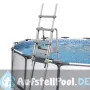 BestWay Sicherheitsleiter mit Plattform für 120 und 132 cm-Pools.